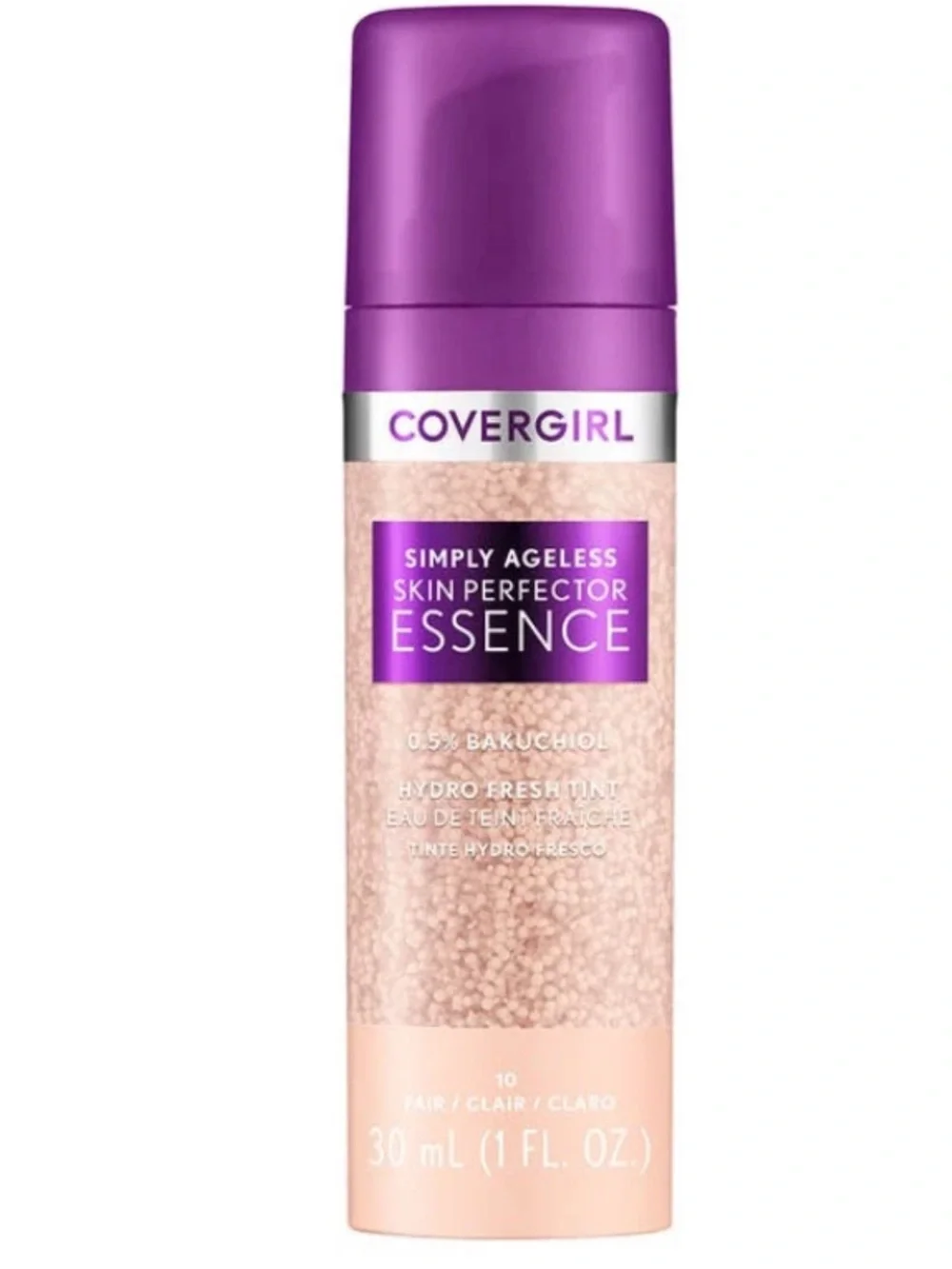 COVERGIRL Simply Ageless Skin Perfector Essence — Purple Cap, 20-Light Shade NWT